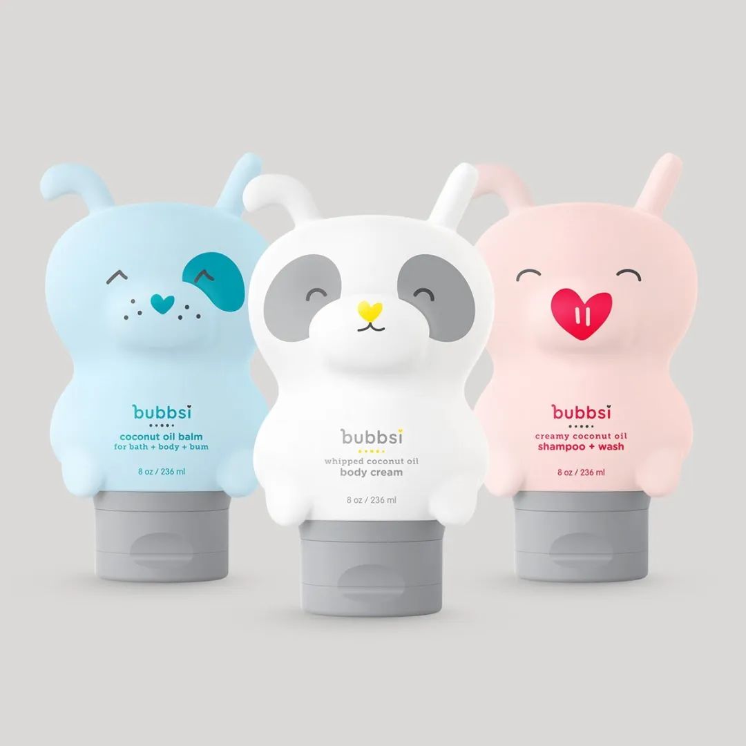 这5组利用IP形象结合产品的婴幼儿洗护包装，很萌！