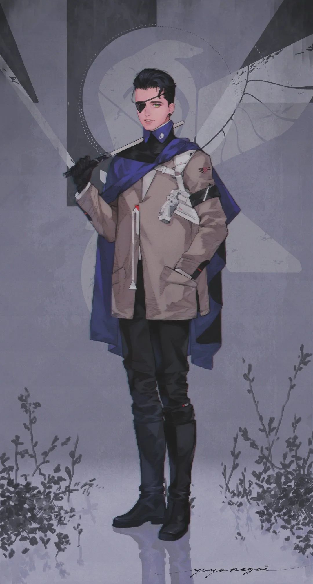 「绘画参考」​​​尼尔机械纪元画师永井悠也笔下游戏角色作品