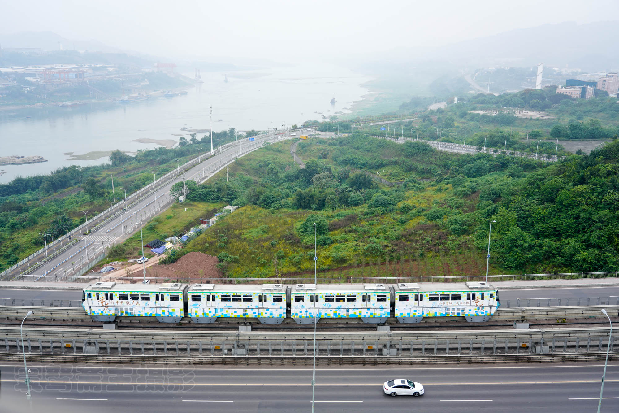 鱼洞长江大桥介绍,鱼洞长江大桥轨道