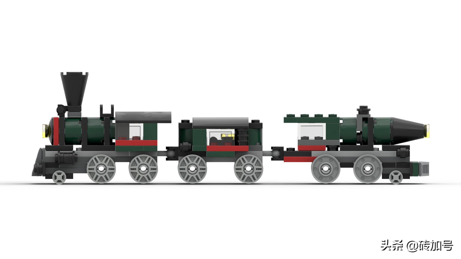 一套积木创意100种造型拼搭过程,百变造型拼搭积木