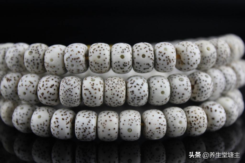 原生态顺白星月菩提的盘玩方法,星月菩提108颗怎么盘出花样