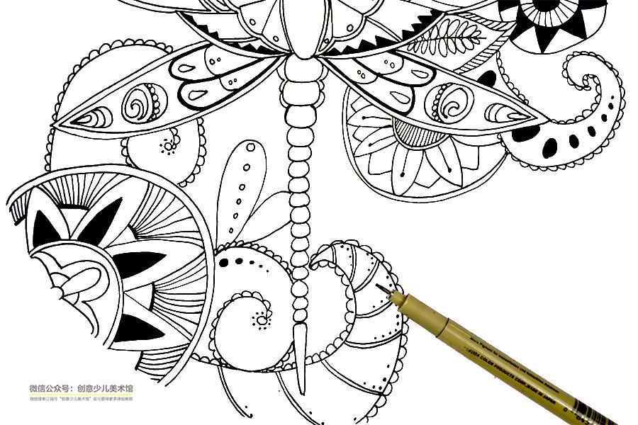 儿童画飞蛾的简笔画,儿童画创意绘画教程视频