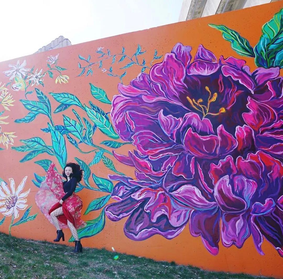 爱死这种手绘墙了，效果太美美到邻居羡慕嫉妒，网友：抢墙纸生意