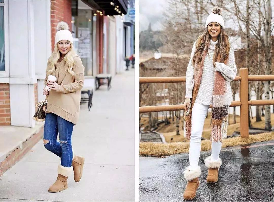 ugg怎么方便穿进去,ugg经典款如何穿搭