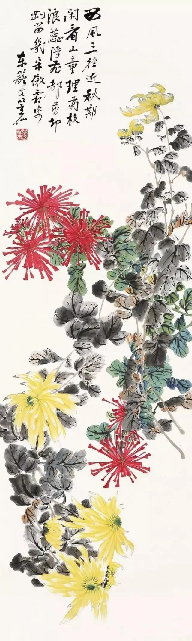 他是“海派三菊”之一，他画的菊花迷醉了秋天！