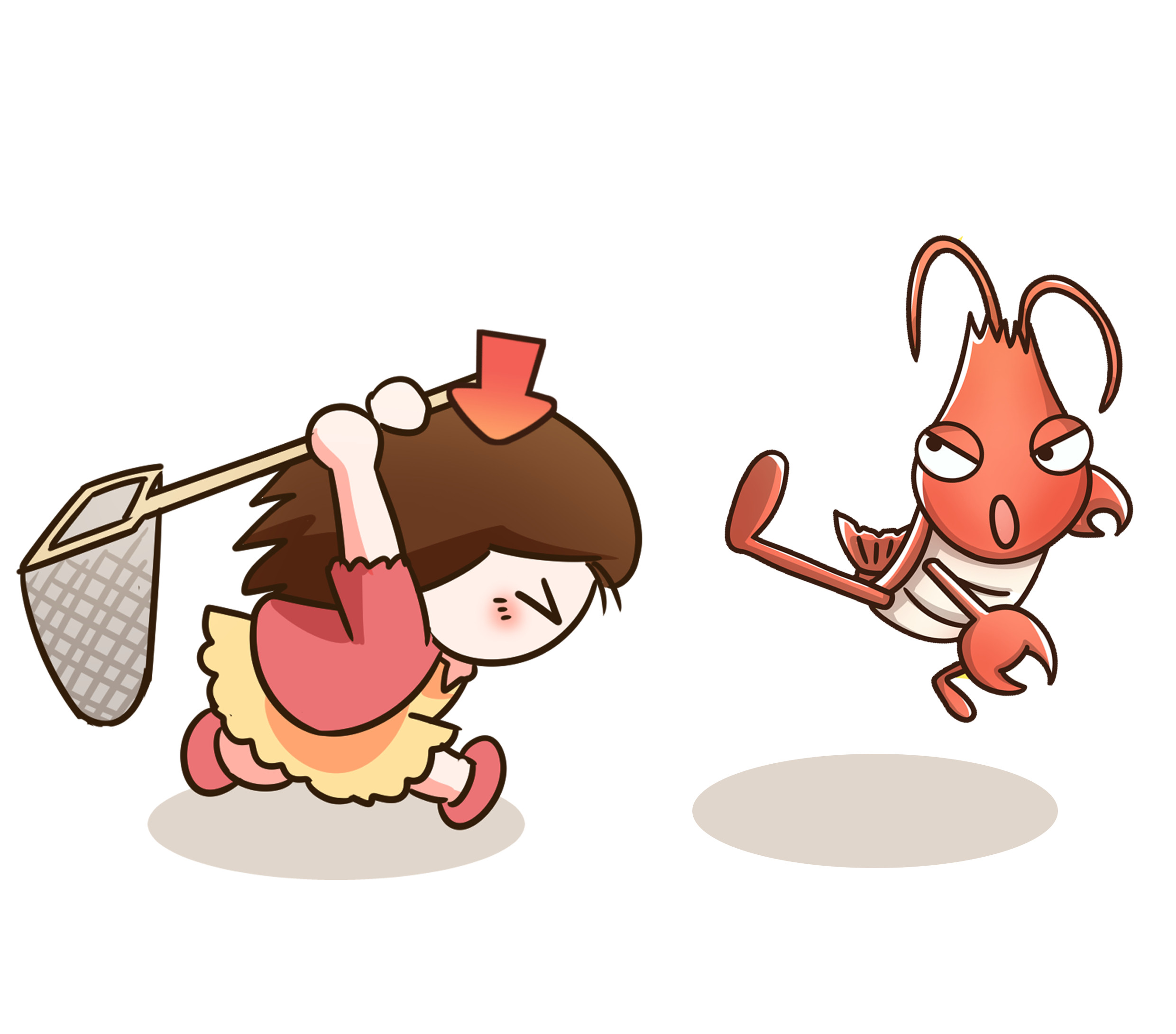 在被摆上餐桌之前,小龙虾也曾让世界人民倍感绝望(菲李漫画)