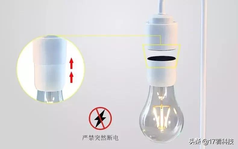 每月耗电1.44度!磁悬浮技术断电自吸附,无噪音护眼,触摸开关