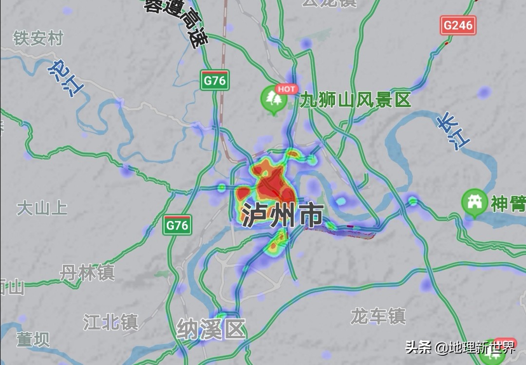 晚6点，四川18市3自治州热力图对比