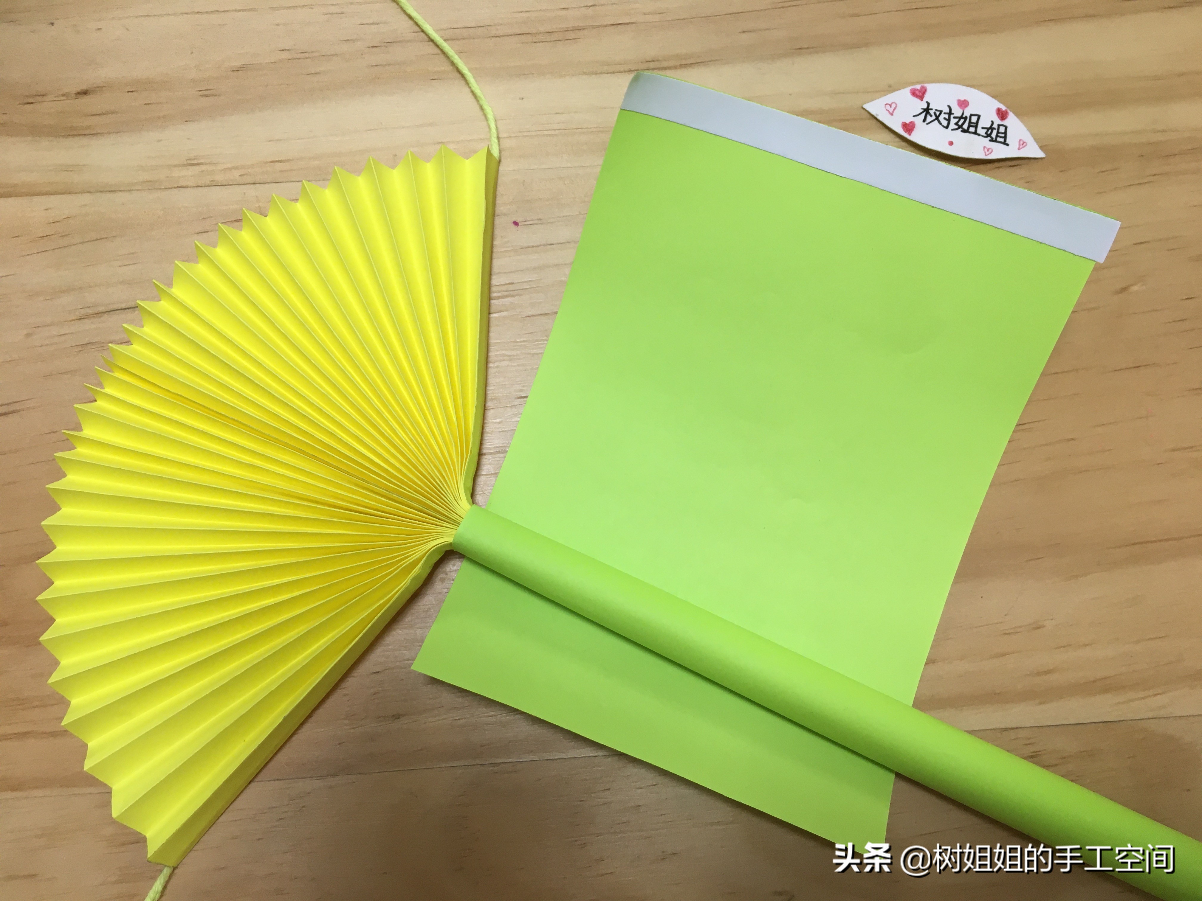 儿童折纸魔法棒扇子,六一儿童节用折纸给朋友做礼物