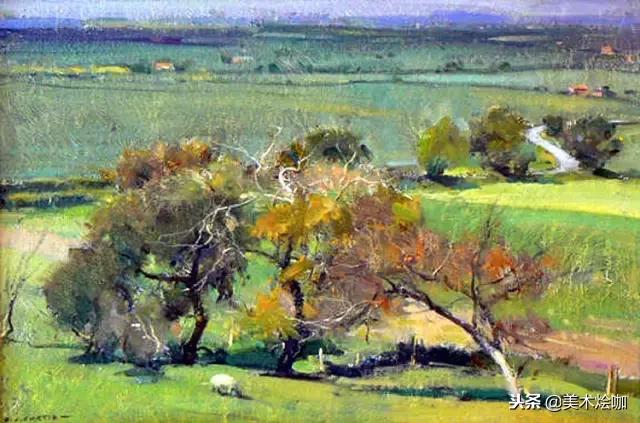 一组风景油画,一组好看的风景油画图