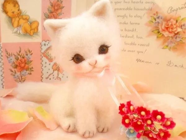 治愈系羊毛毡手工制作,毛毡手工diy大全