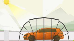 汽车蜗居,汽车折叠伸缩车库