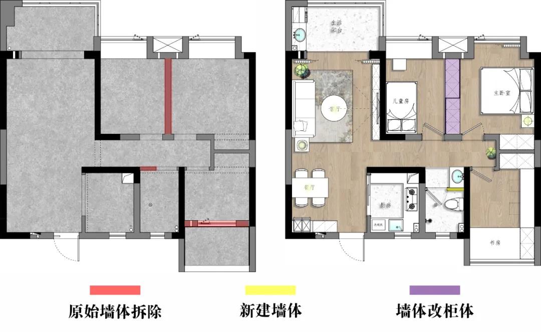 不同半包价格能装出什么样的家？拿了14套案例给你们参考，收藏吧
