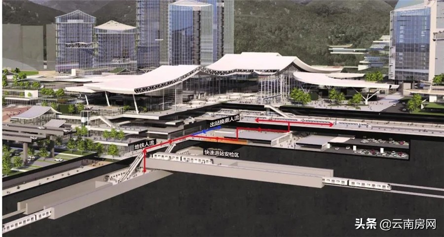 昆明西和所有火车站都不一样,这才是中国TOD的正确打开方式