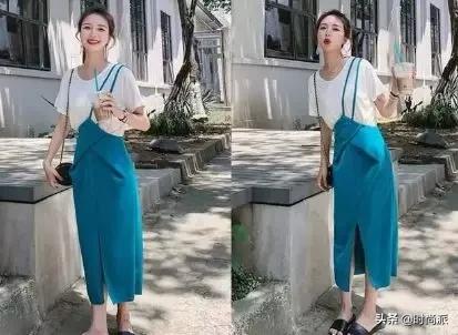t恤半身裙夏天这样搭超时髦,适合搭配半身裙的夏季上衣