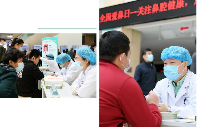 西青医院耳鼻喉科开展“关注鼻腔健康，加强气道防护”义诊活动