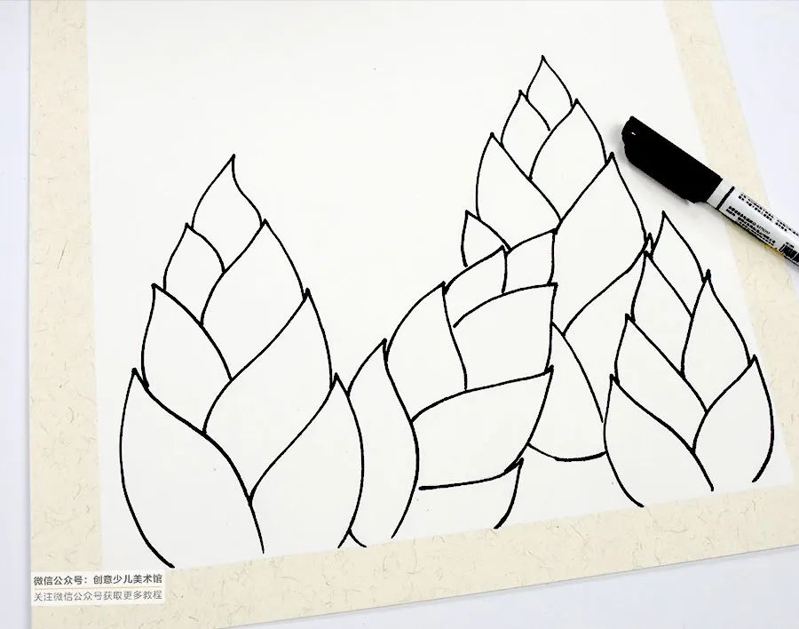 雨后春笋儿童画,儿童画雨后春笋