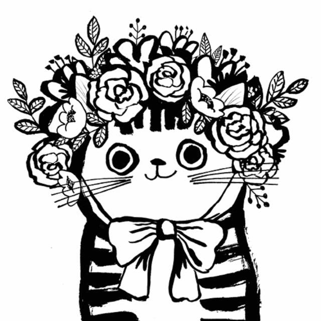 姑娘1天画1只猫坚持了100天 (坚持画猫100天的姑娘太有才了)