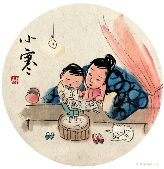 二十四节气环创主题墙水墨,二十四节气环创图片水墨