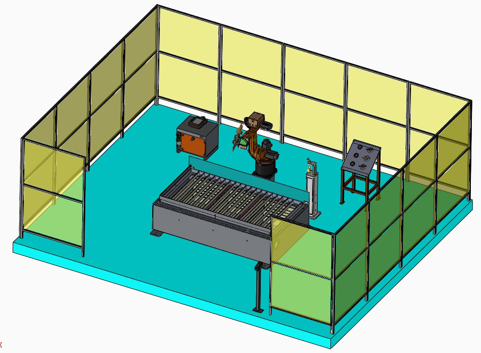 激光焊接切割机器人,激光焊接机器人自动扫描