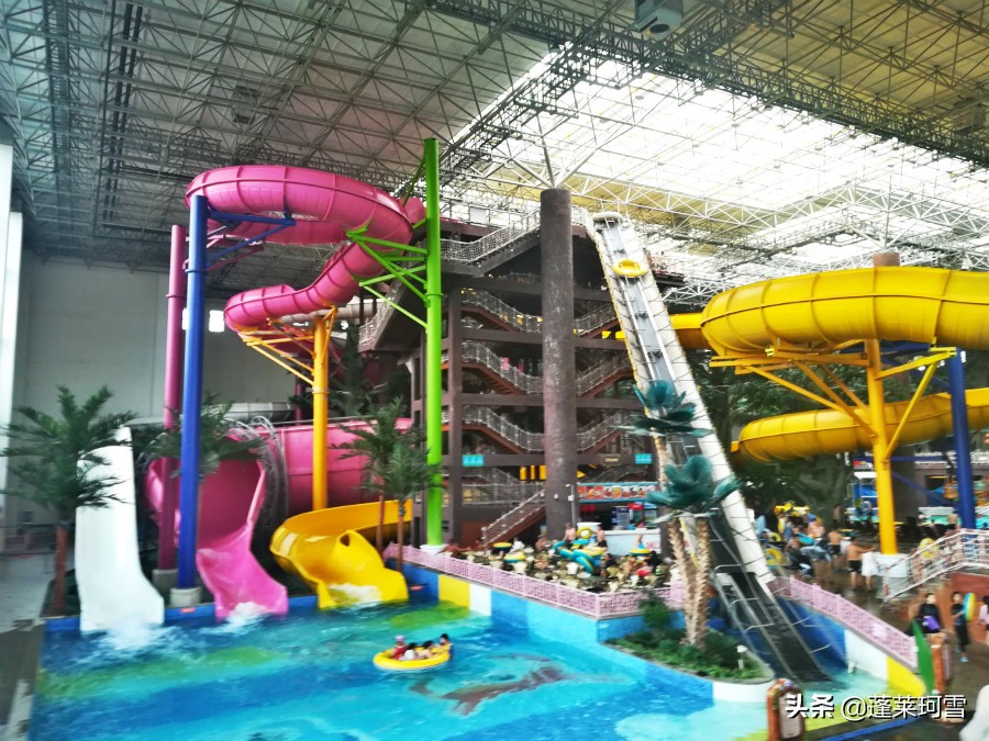 抚顺热高乐园和巴厘岛水世界,热高乐园巴厘岛水世界滑梯游玩