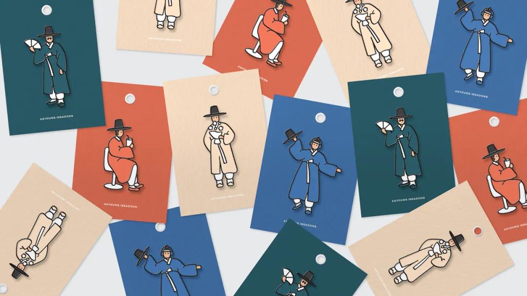 这套品牌形象，很韩国