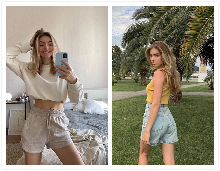 夏天的牛仔短裤照样能清爽又时髦,夏日必备短裤推荐女款图片