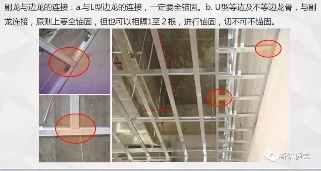 轻钢龙骨石膏板造型吊顶施工视频,石膏板天花吊顶施工全过程