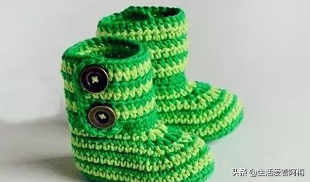 钩织一岁宝宝鞋教程夏季,3-6个月宝宝钩织鞋教程