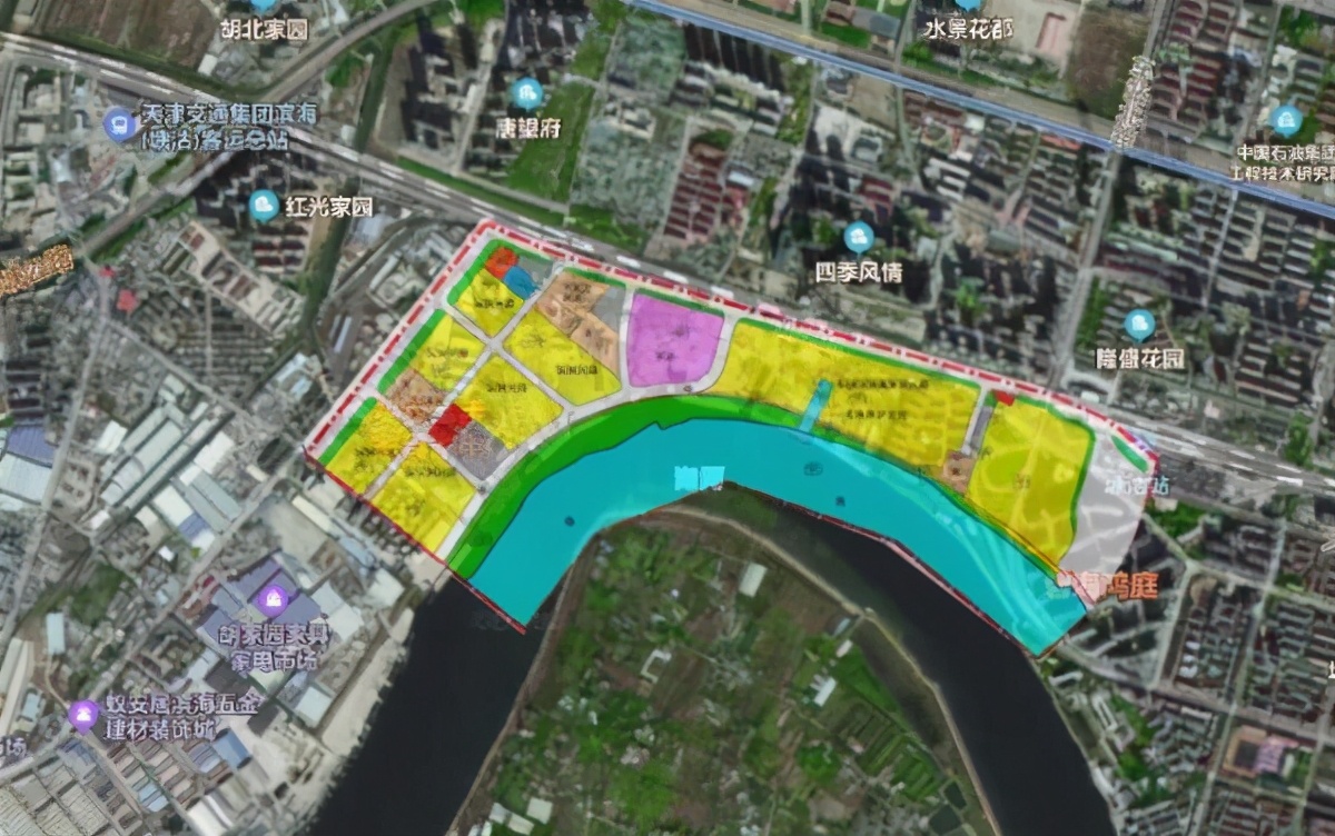 滨海新区核心区域一楼盘重磅登场,塘沽新河地块最新规划