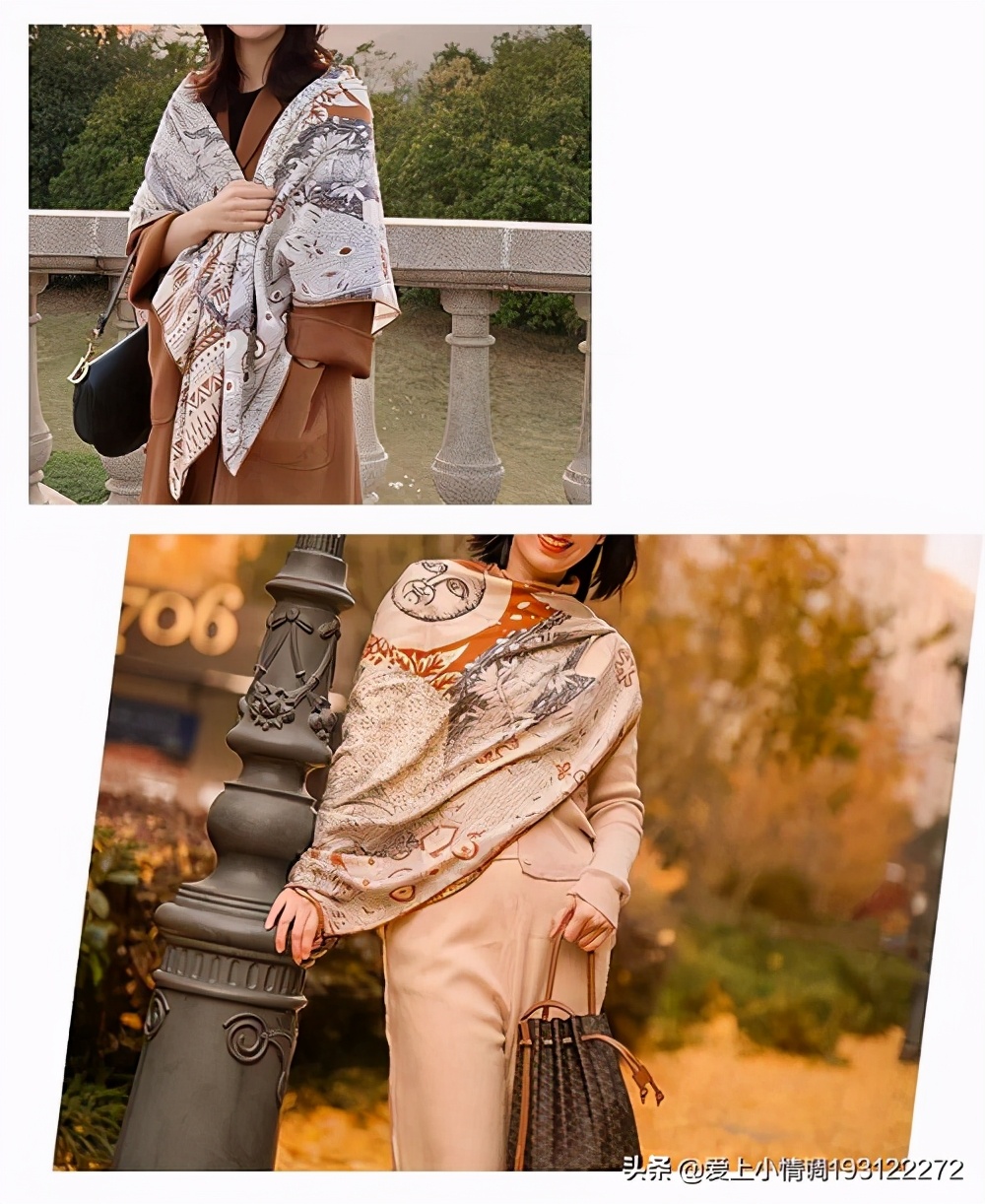 如何围长丝巾才好看,长丝巾怎么围简单又大方