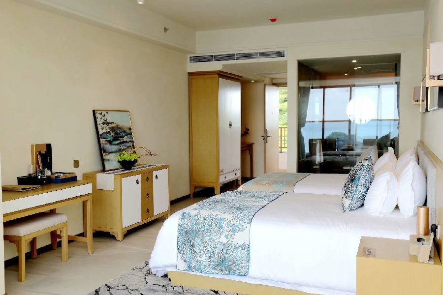 898抢2间海陵岛北洛秘境度假酒店，含双床房海鲜自助早餐套餐