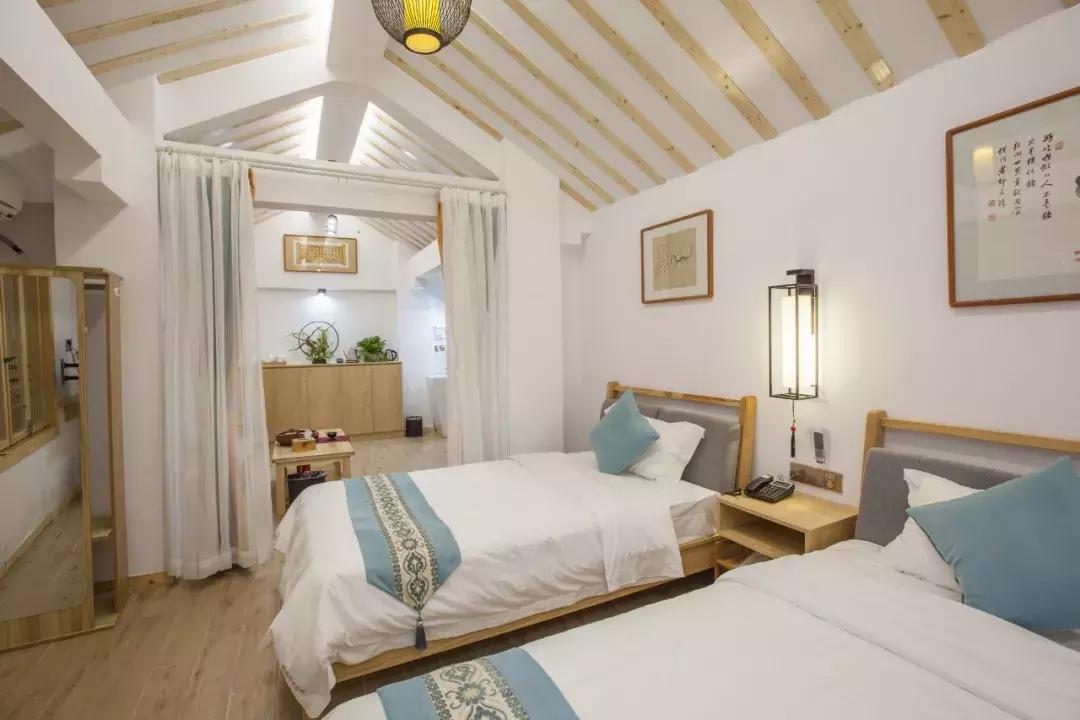 潮韵客栈,潮州古城民宿复古风格