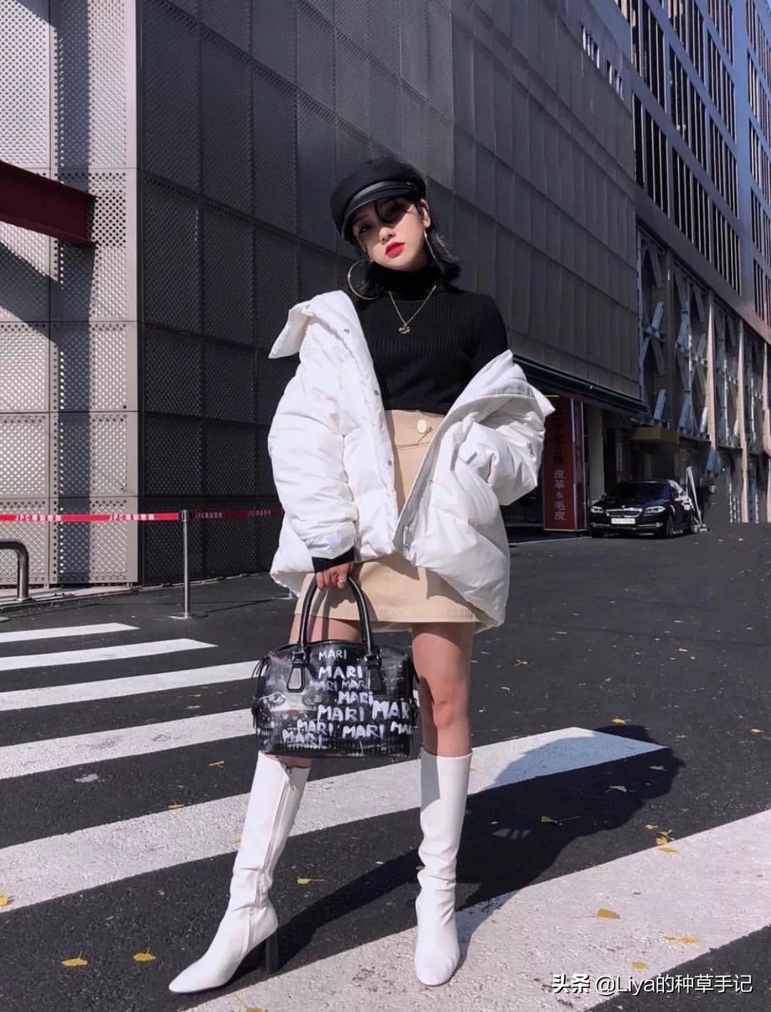 半裙+外套,连衣裙+外套=今春王炸组合