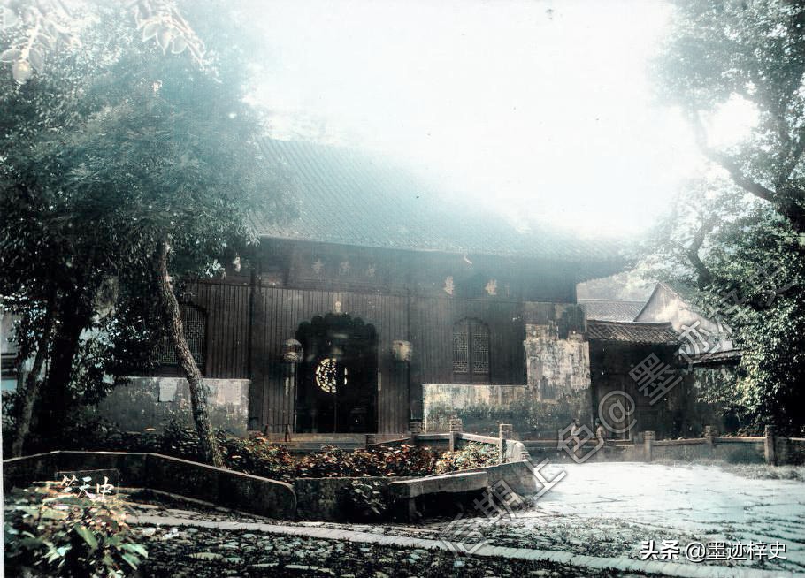 杭州林云禅寺,杭州灵隐寺景区老照片