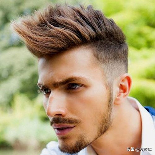常见的飞机头,颓废莫霍克发型