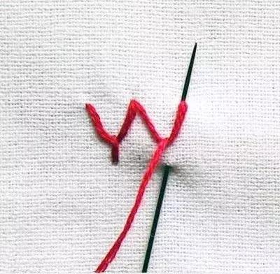 刺绣基本知识之刺绣针法,学刺绣教程绣字