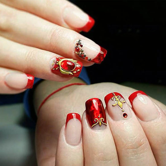 进巍美甲作品,美甲教程光疗美甲