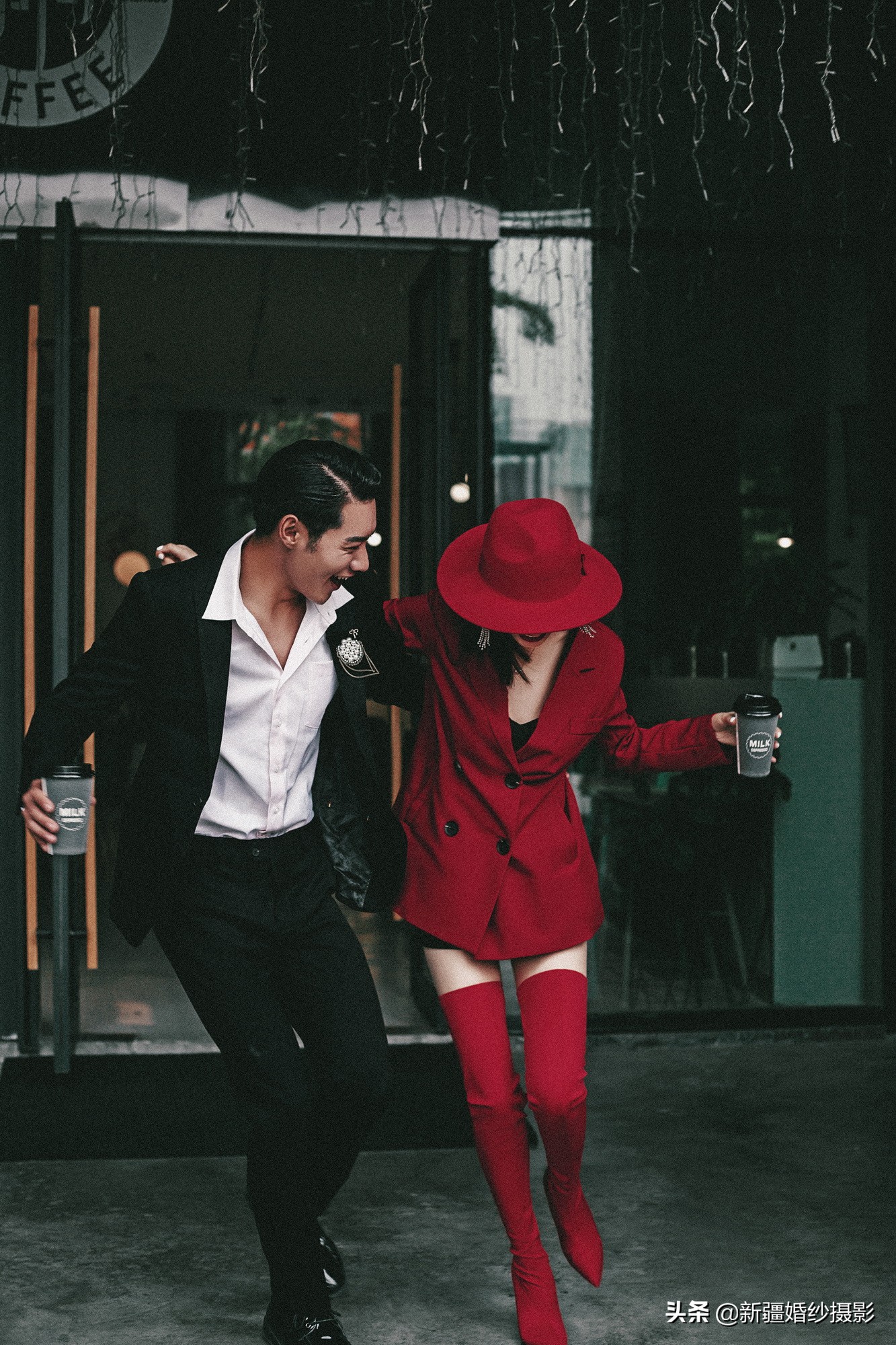 可盐可甜婚纱写真,可咸可甜的婚纱照图片