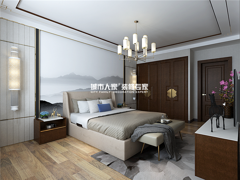 家设计|远航未来城三期新中式风格装修美家