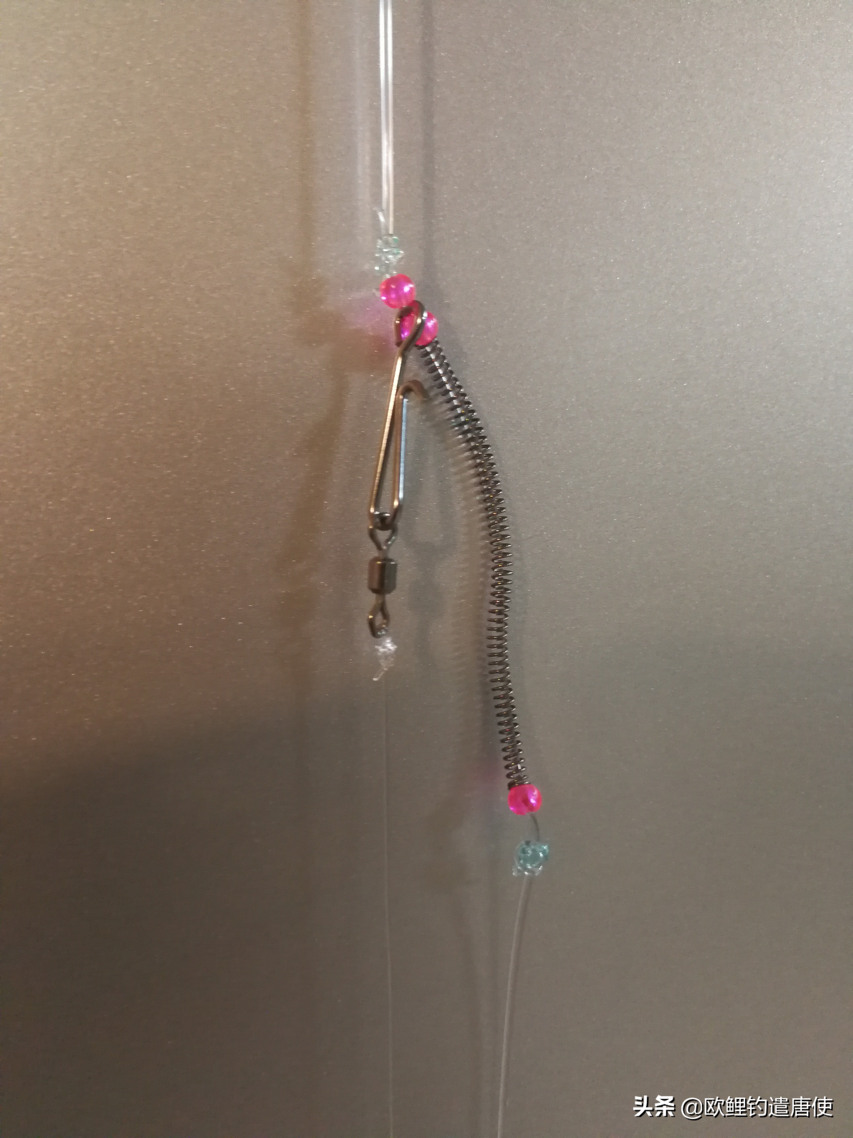 海竿钓鱼绑串钩用什么鱼料,海竿串钩线组浮漂正确绑法图解