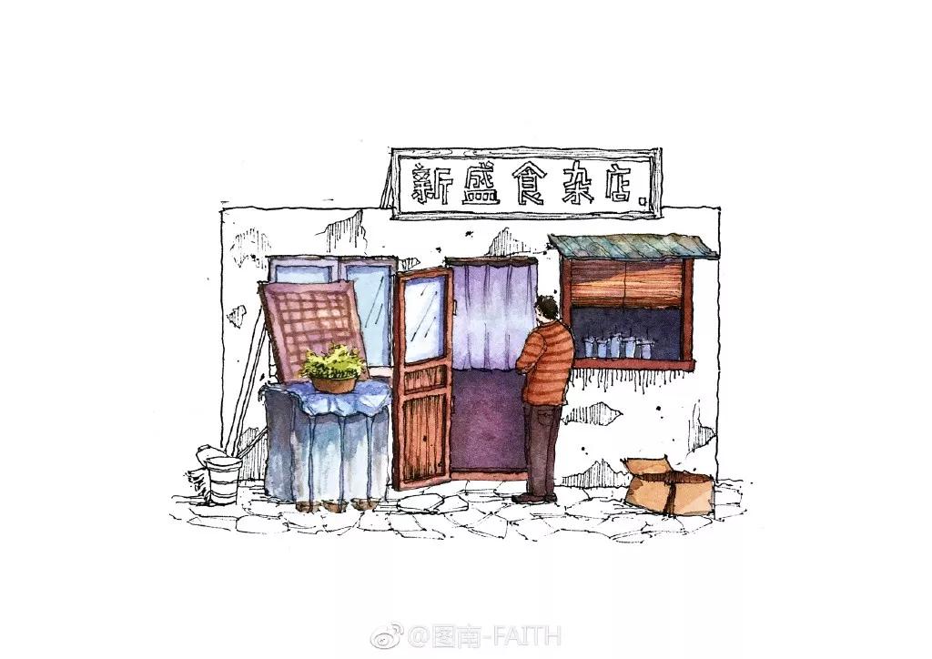 水彩画建筑入门零基础初学,水彩大师的建筑风景作品