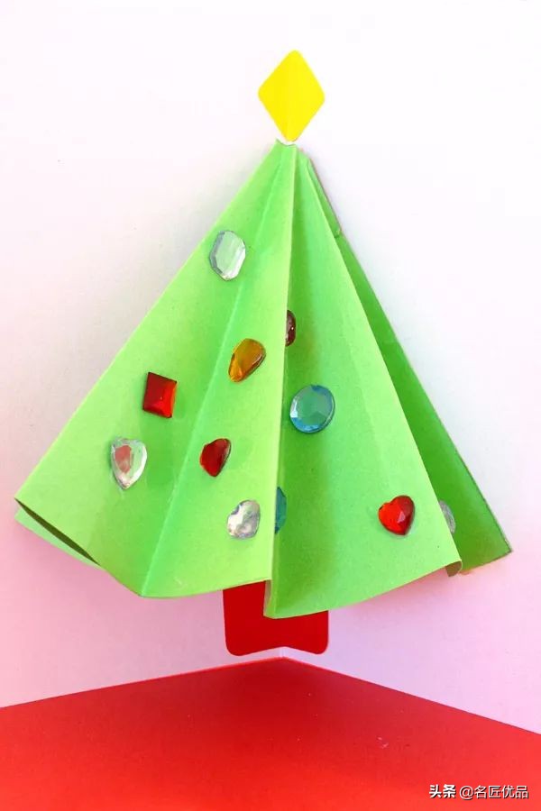 圣诞节圣诞树贺卡简单又漂亮,圣诞节贺卡封面圣诞树