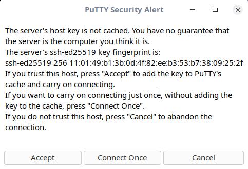 puttylinux版本,putty连接linux