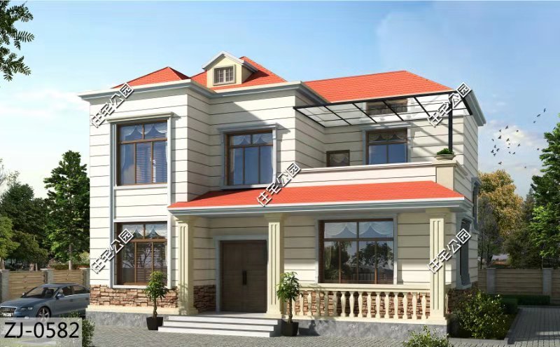 10套农村别墅合集中式小院,二层带露台18万左右乡村别墅