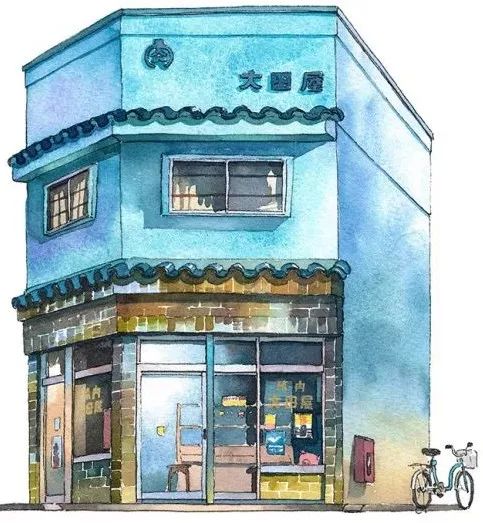 天气之子中唯美画面的水彩画 (天气之子中唯美画面水彩画)