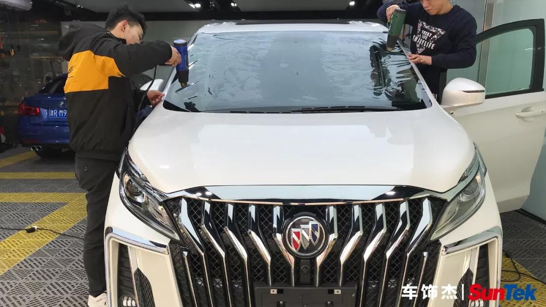 SunTek隔热膜施工案例-别克GL8专业汽车贴膜