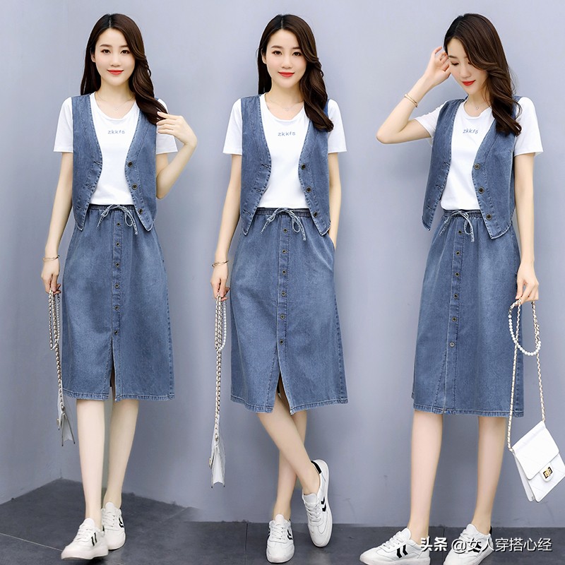 小香风减龄御姐范儿套装,40岁胖女人穿什么小香风套装好看