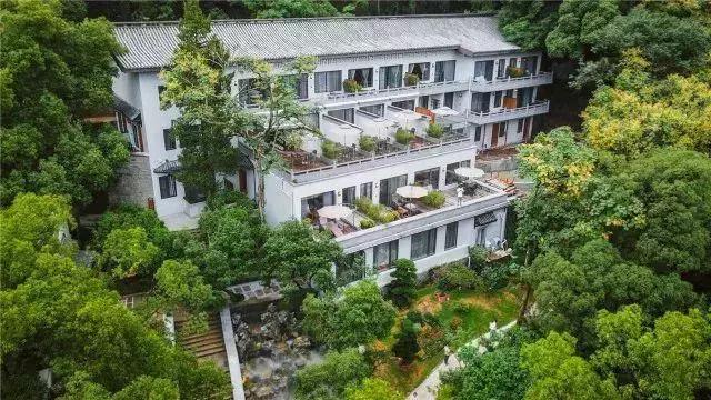 九溪景区梦溪山庄酒店,冬天雅致梦溪山庄杭州九溪店