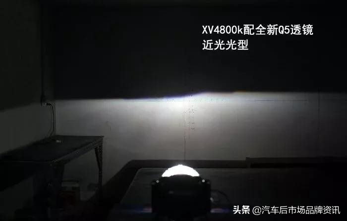 氙气灯6000k黑夜效果,氙气灯泡真实测评